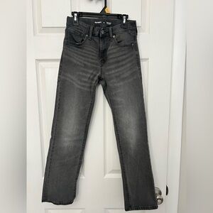 Old Navy Boy's Charcoal Straight Jeans